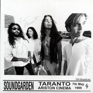 Soundgarden Taranto Ariston Cinema May 7 1989 Live Vinyl LP Concert Italy LP